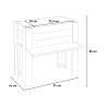 Hoher Holz-Pflanzkübel für Garten, Balkon & Terrasse, 81x44x80cm Angebot
