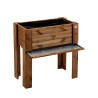 Hoher Holz-Pflanzkübel für Garten, Balkon & Terrasse, 81x44x80cm Verkauf