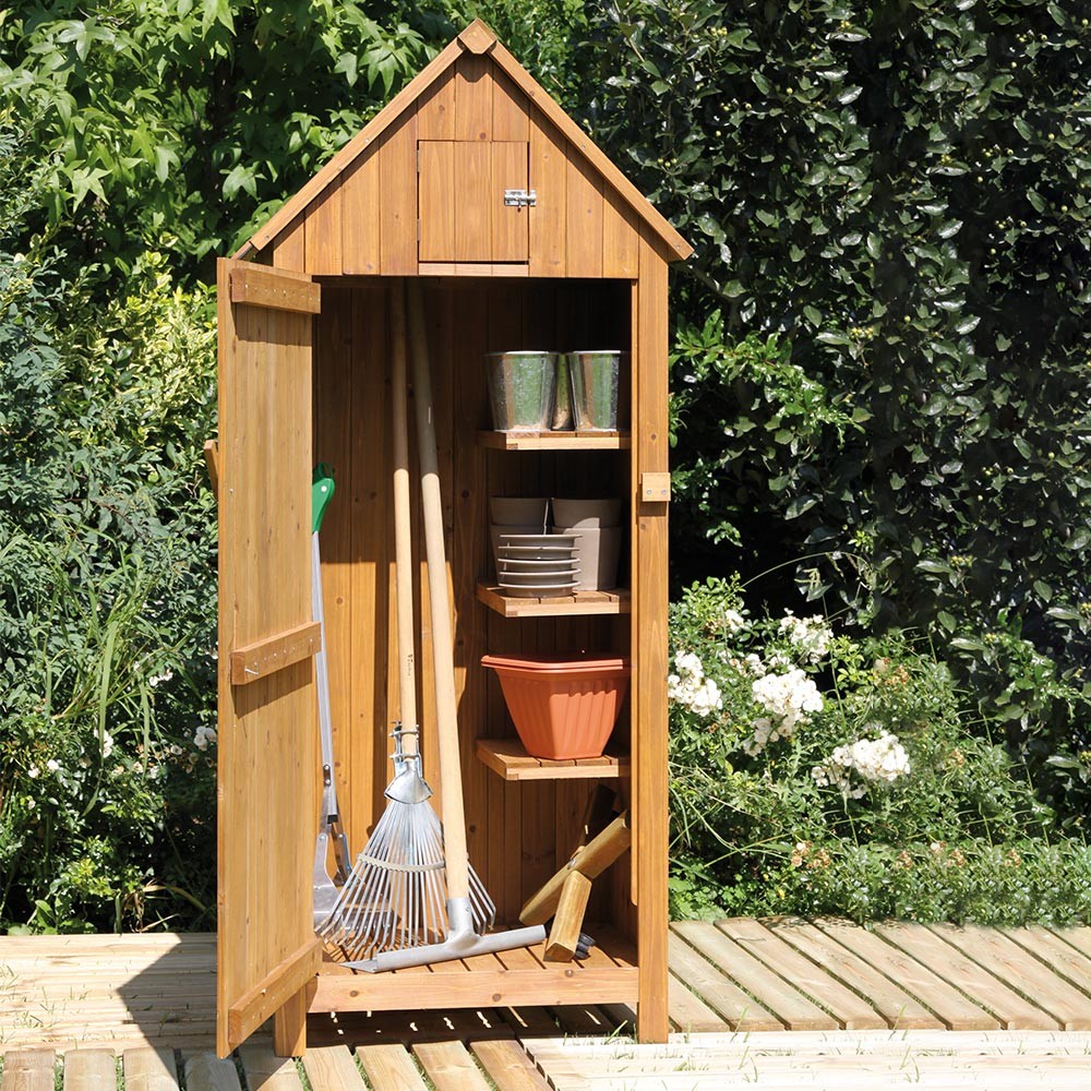 Gartenholzschrank für den Außenbereich Utile 3
