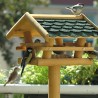 Vogelfutterhaus aus Holz mit Ständer Happiness Angebot