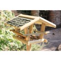 Vogelfutterhaus aus Holz mit Ständer Happiness Sales