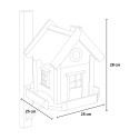 Vogelhaus aus Holz für den Garten, Party Rosso Angebot