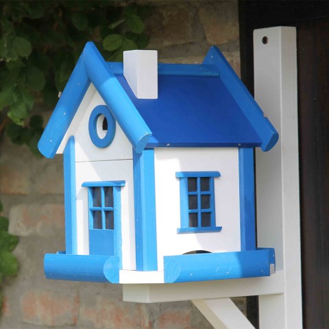 Vogelhaus Sweety Hellblau aus Holz für den Garten Aktion