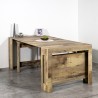 Ausziehbarer Esstischkonsole aus Holz 90x51-300cm Pratika Wood Eigenschaften