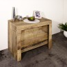 Ausziehbarer Esstischkonsole aus Holz 90x51-300cm Pratika Wood Modell