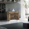 Ausziehbarer Esstischkonsole aus Holz 90x51-300cm Pratika Wood Katalog