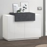 Moderne weiße Anrichte Küchenschrank Wohnzimmer Coro Bata Ardesia Aktion