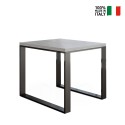 Ausziehbarer Esstisch Küche 90x90-180cm weiß Tecno Libra Verkauf