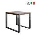 Ausziehbarer Esstisch für die Küche 90x90-180cm Tecno Libra Noix Verkauf