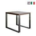 Ausziehbarer Esstisch Küche 90x90-180cm Tecno Libra Noix Verkauf