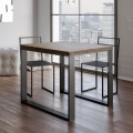 Ausziehbarer Esstisch Küche 90x90-180cm Tecno Libra Noix Aktion