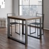 Ausziehbarer Esstisch Küche 90x90-180cm Tecno Libra Noix Aktion