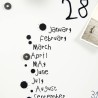 Magnetischer Wandkalender für Büro, Wohnzimmer und Küche Krok 3 Lagerbestand