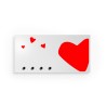 Moderner Wandorganizer Schlüsselbrett mit Magnettafel Heart Angebot