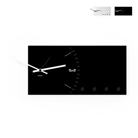 Magnetischer Whiteboard Organizer Schlüsselanhänger Wanduhr Clock & More