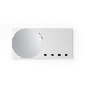 Wandorganizer mit Spiegel, Schlüsselhalter und Magnettafel Mirror&More Sales