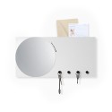 Wandorganizer mit Spiegel, Schlüsselhalter und Magnettafel Mirror&More Rabatte