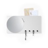 Wandorganizer mit Spiegel, Schlüsselhalter und Magnettafel Mirror&More Rabatte
