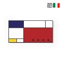 Moderner Wand-Schlüsselhalter mit magnetischer Tafel und Ablagefach Mondrian Verkauf