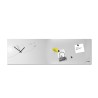 Wanduhr Magnetische Tafeluhr Büro Modernes Design Paper Plane Katalog
