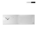 Magnetische Whiteboard-Bürouhr in modernem Design Paper Plane