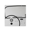 Magnetische Wandtafel-Uhr mit Schlüsselanhänger, modernes Design Cinquino Sales