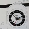 Magnetische Wandtafel-Uhr mit Schlüsselanhänger, modernes Design Cinquino Lagerbestand