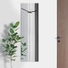 Moderne Wanduhr Spiegel vertikal Design Narciso