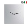 Quadratische Wanduhr Spiegel im modernen Design Narciso Angebot