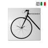 Moderner quadratischer Wanduhren 50x50cm Design Fahrrad Bike On Angebot