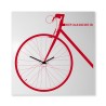 Quadratische Wanduhr 80x80cm Design Fahrrad Bike On Big Sales