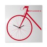 Quadratische Wanduhr 80x80cm Fahrrad Design Bike On Big Sales