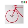 Quadratische Wanduhr 80x80cm Design Fahrrad Bike On Big Angebot