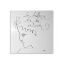 Moderne dekorative Magnettafel Wand Belleza es tu cabeza Sales