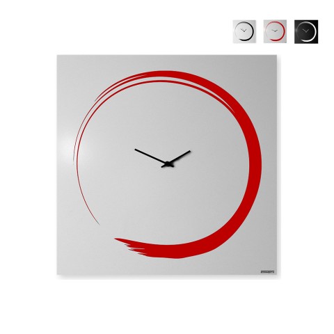 Moderner dekorativer Wanduhr im japanischen Stil 50x50cm S-Enso Aktion