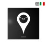 Dekorative moderne Wanduhr quadratisch 50x50 cm You Are Here Angebot