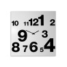 Wanduhr 50x50cm modernes abstraktes Design minimal Numbers Sales