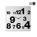 Wanduhr 50x50cm modernes abstraktes Design minimal Numbers Aktion