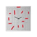 Moderner dekorativer quadratischer Wanduhr für das Wohnzimmer Crossword Verkauf
