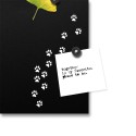 Wanduhr vertikal 30x100cm magnetisches Memoboard modernes Design Cat Lagerbestand