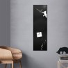 Wanduhr vertikal 30x100cm magnetisches Memoboard modernes Design Cat Verkauf