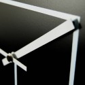 Quadratische Wanduhr 50x50cm, geometrisches Minimaldesign Cube Sales