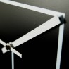 Quadratische Wanduhr 50x50cm, geometrisches Minimaldesign Cube Sales