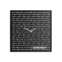 Magnetische Wandtafel-Uhr 50x50cm, modernes Design Nice Time Sales