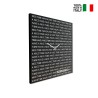 Magnetische Wandtafel-Uhr 50x50cm, modernes Design Nice Time Angebot