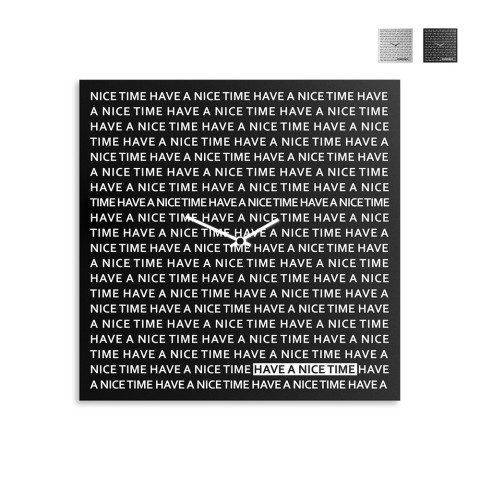 Magnetische Wandtafel-Uhr 50x50cm, modernes Design Nice Time Aktion