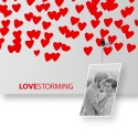 Dekorative Magnettafel in Herzform zur Wandmontage Lovestorming Rabatte