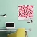 Dekorative Magnettafel in Herzform zur Wandmontage Lovestorming Aktion