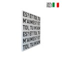 Dekorative magnetische Wandtafel romantisch Et-toi, tu m'aimes? Verkauf