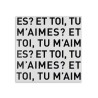 Dekorative magnetische Wandtafel romantisch Et-toi, tu m'aimes? Angebot